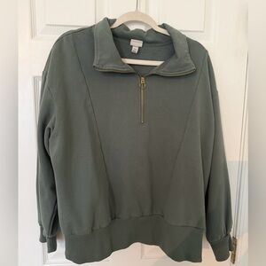 A New Day - Collared Quarter Zip - Green - XXL